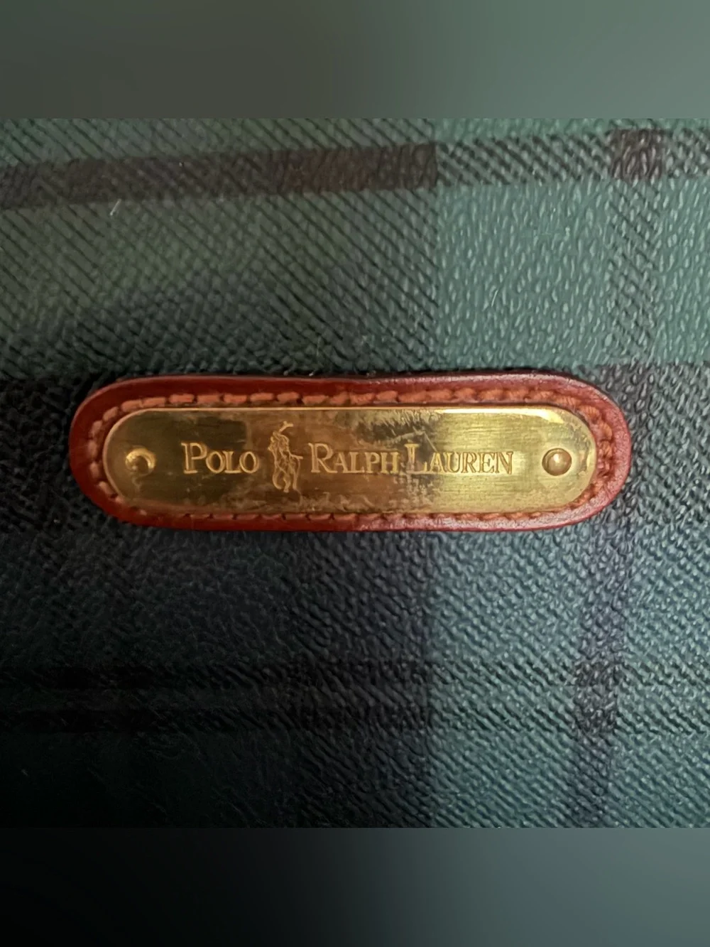 Polo Ralph Lauren Vintage Weekender Tartan Pattern